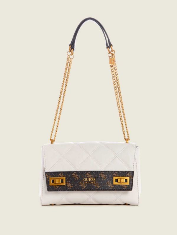 Guess Katey Quilted Axelväska Dam Grå Olika Färger | 638210-TPU