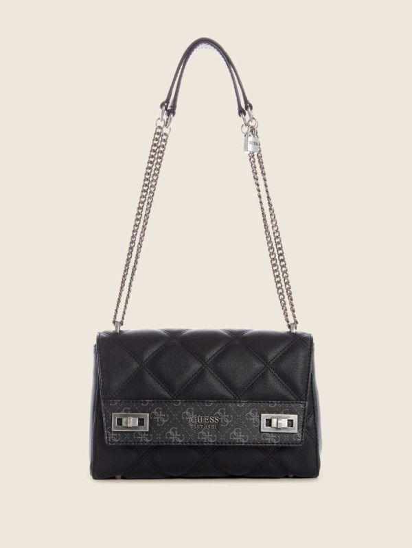 Guess Katey Quilted Axelväska Dam Tvätt | 473926-QSZ