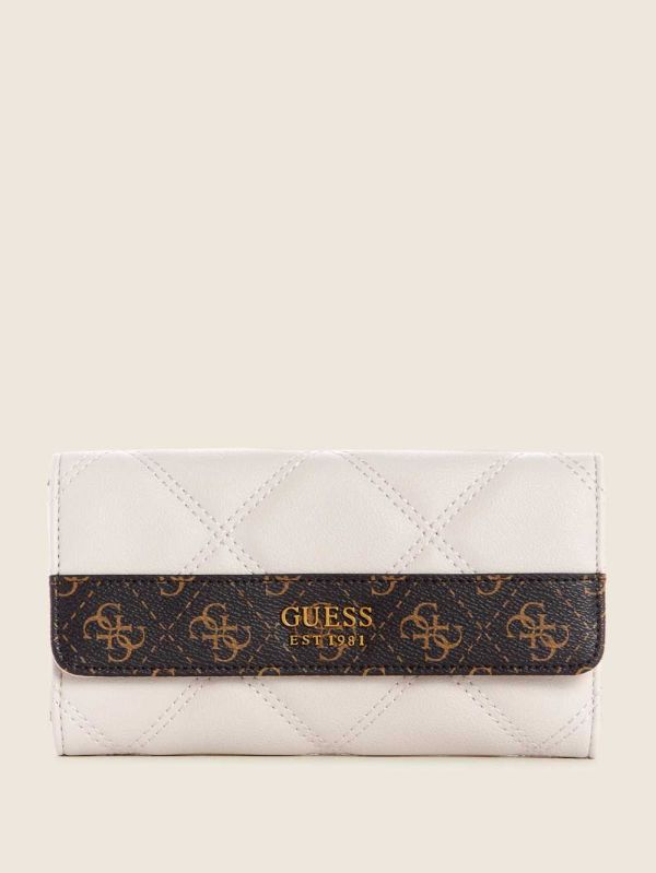 Guess Katey Quilted Clutch Plånbok Dam Grå Olika Färger | 968047-WFS