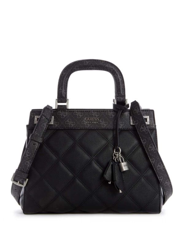 Guess Katey Quilted Luxury Satchel Väska Dam Tvätt | 467032-FMZ