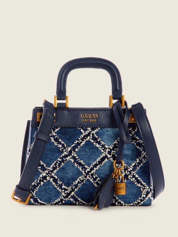 Guess Katey Quilted Mini Satchel Väska Dam Olika Färger | 768342-TZX
