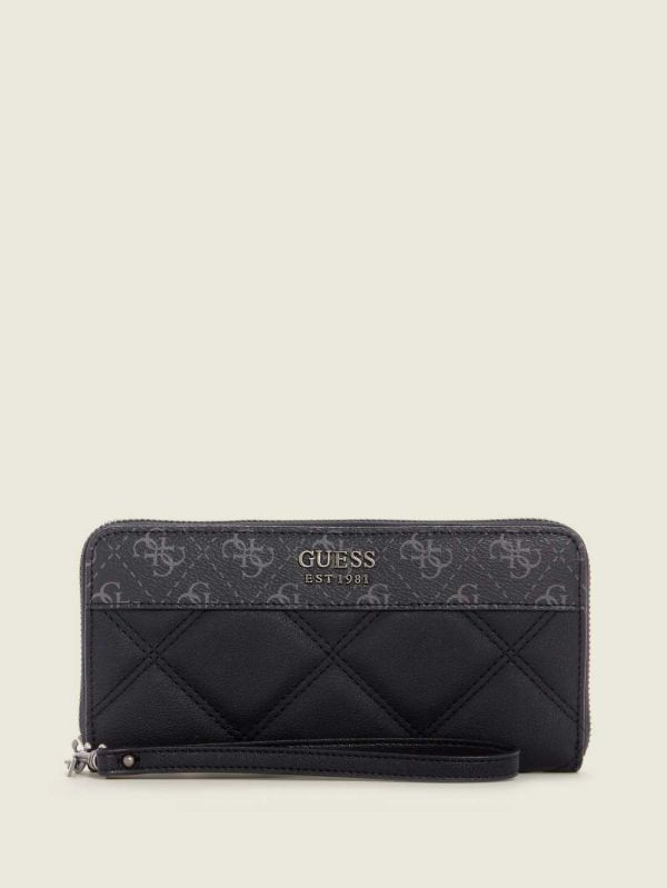 Guess Katey Quilted Zip-Around Plånbok Dam Tvätt | 269438-QEN