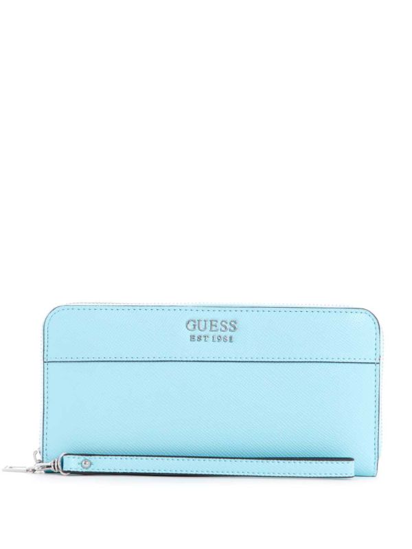 Guess Katey Zip-Around Plånbok Dam Ljusturkos | 641295-NMJ