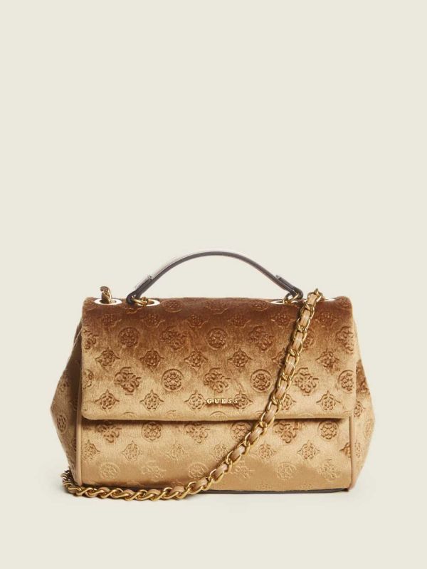Guess Kimi Logo Convertible Crossbody Väska Dam Kungsblått | 107432-XZC