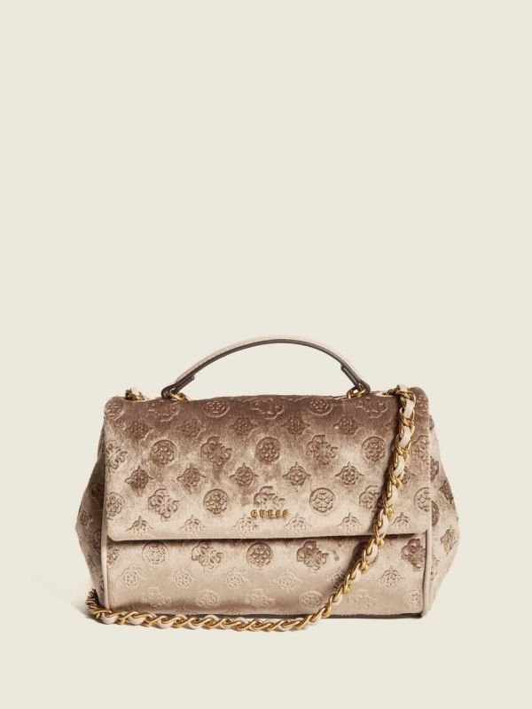 Guess Kimi Logo Convertible Crossbody Väska Dam Kungsblått | 762594-TAJ