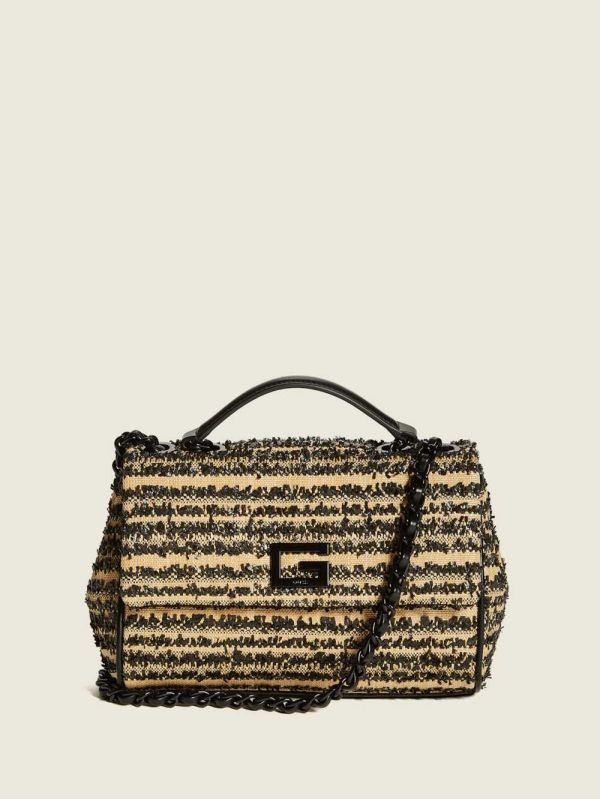 Guess Kimi Small Convertible Crossbody Väska Dam Svarta | 617542-UDL