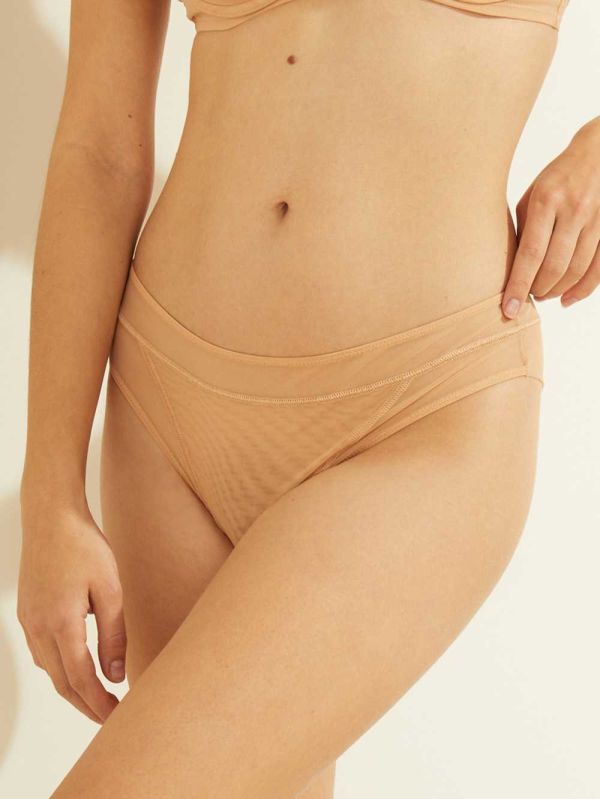 Guess Klassiska Mesh Panty Underkläder Dam Hudfärg | 368902-CDV