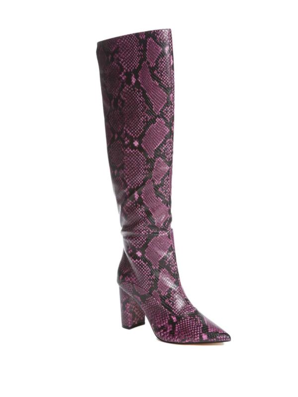 Guess Ladie Snake Stövlar Dam Rosa | 490183-MFG