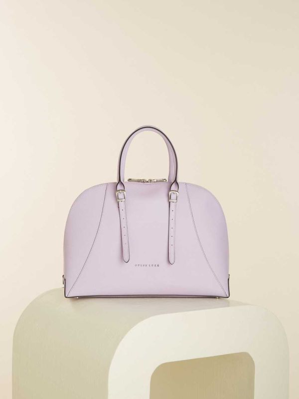 Guess Lady Luxe Dome Satchel Väska Dam Ljusrosa | 854679-AZS