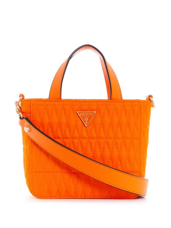 Guess Layla Nylon Mini Toteväska Dam Orange | 258360-KLW