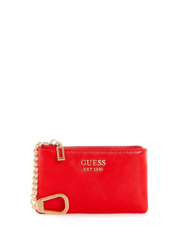 Guess Layla Zip Pouch Plånbok Dam Röda | 351892-HRK