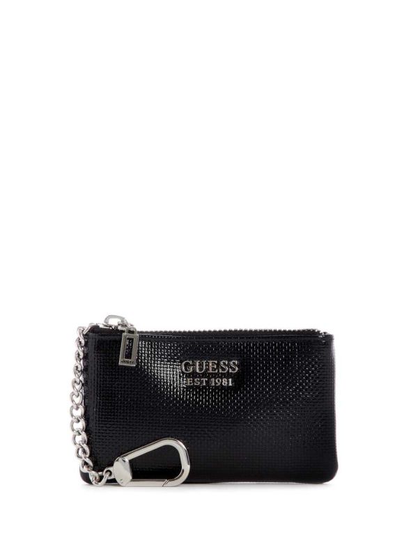 Guess Layla Zip Pouch Plånbok Dam Svarta | 095872-DTG