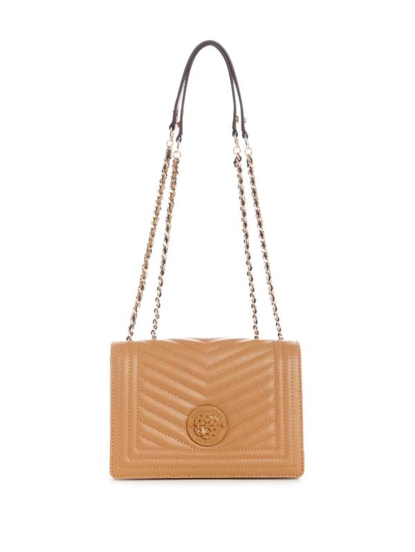 Guess Lida Convertible Crossbody Väska Dam Beige | 127530-DHQ