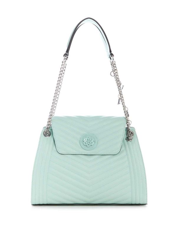 Guess Lida Convertible Satchel Väska Dam Ljusturkos | 694517-UXI