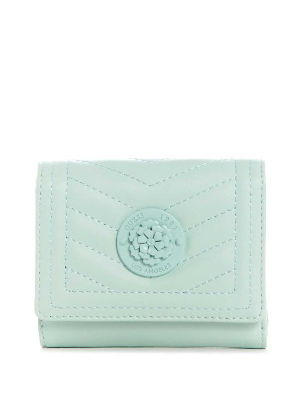Guess Lida Trifold Plånbok Dam Ljusturkos | 354862-HWC