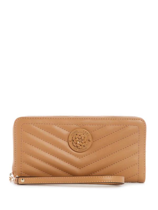 Guess Lida Zip-Around Plånbok Dam Beige | 035941-BCN