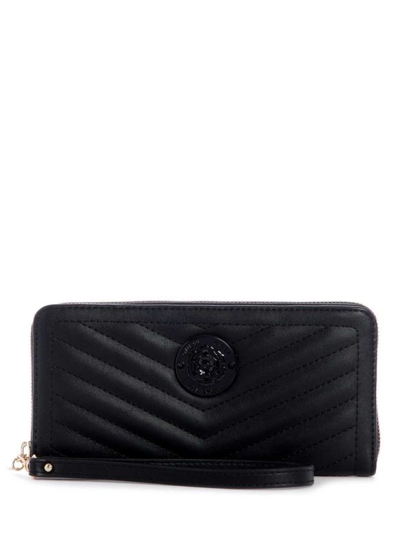 Guess Lida Zip-Around Plånbok Dam Svarta | 792610-DIP