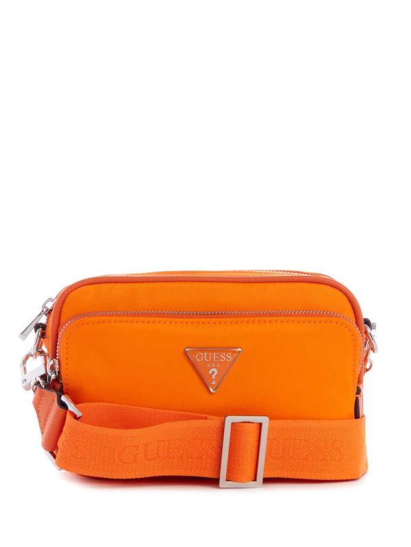 Guess Little Bay Camera Crossbody Väska Dam Orange | 260453-AFV