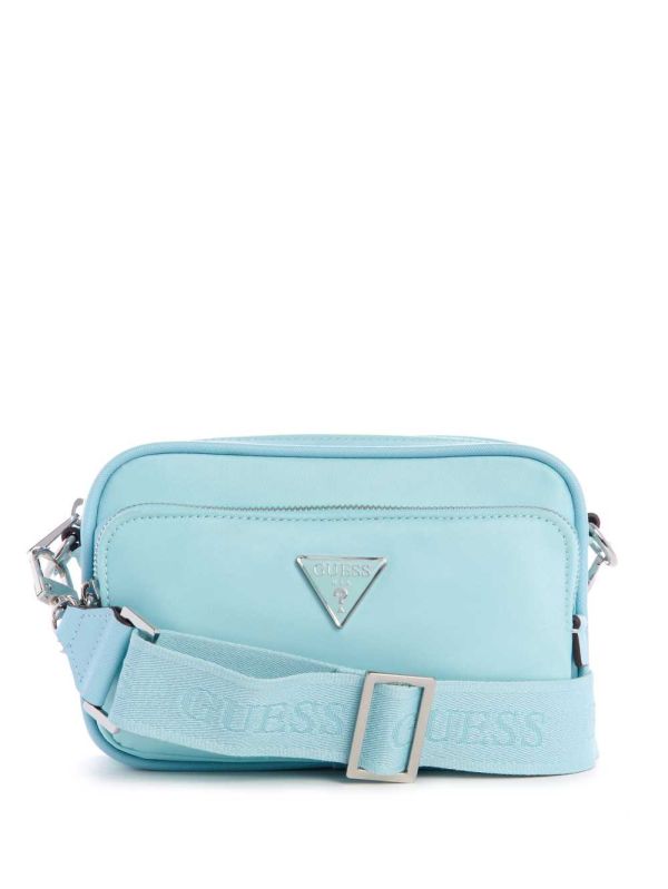 Guess Little Bay Camera Crossbody Väska Dam Ljusturkos | 326147-DQZ