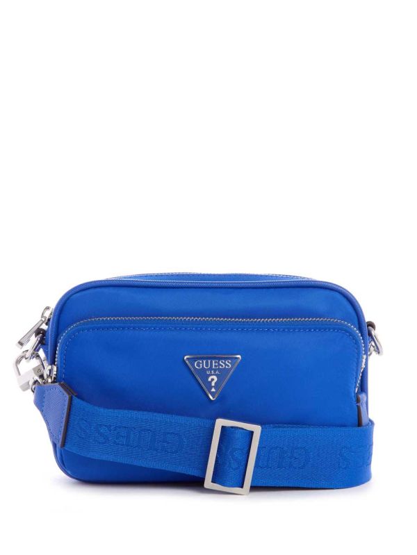 Guess Little Bay Camera Crossbody Väska Dam Blå | 780162-CTN