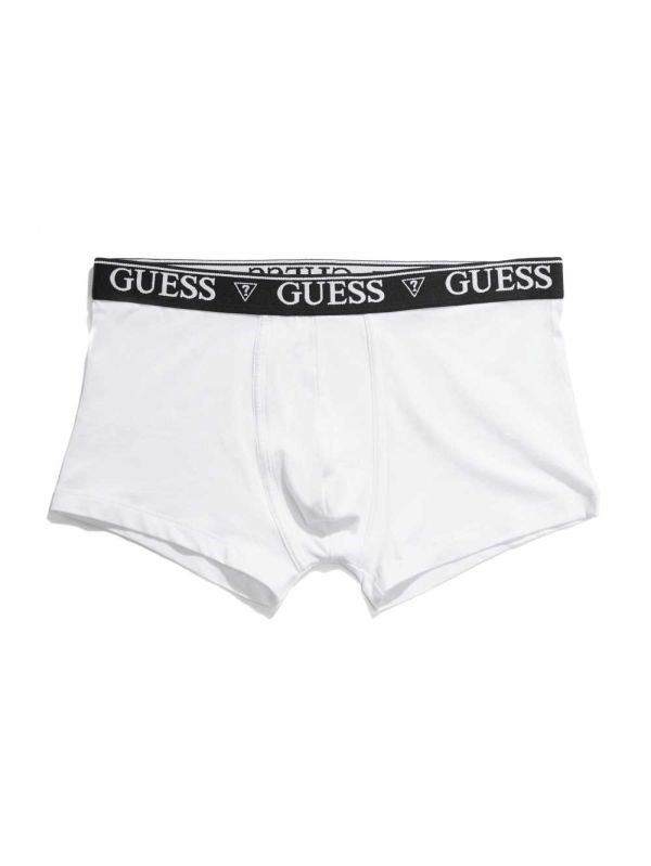 Guess Logo Band Boxer Briefs Underkläder Herr Vita | 027614-PIN
