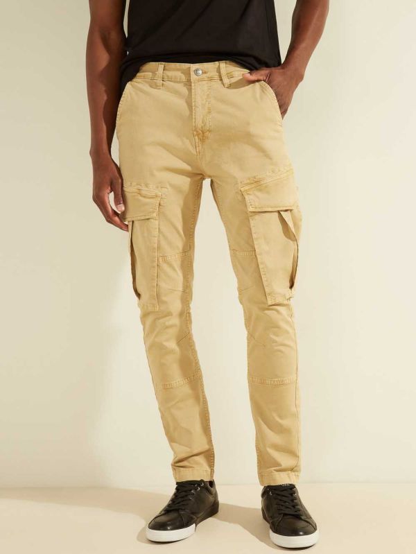 Guess Lonita Twill Cargo Byxor Herr Olika Färger | 371205-YFW