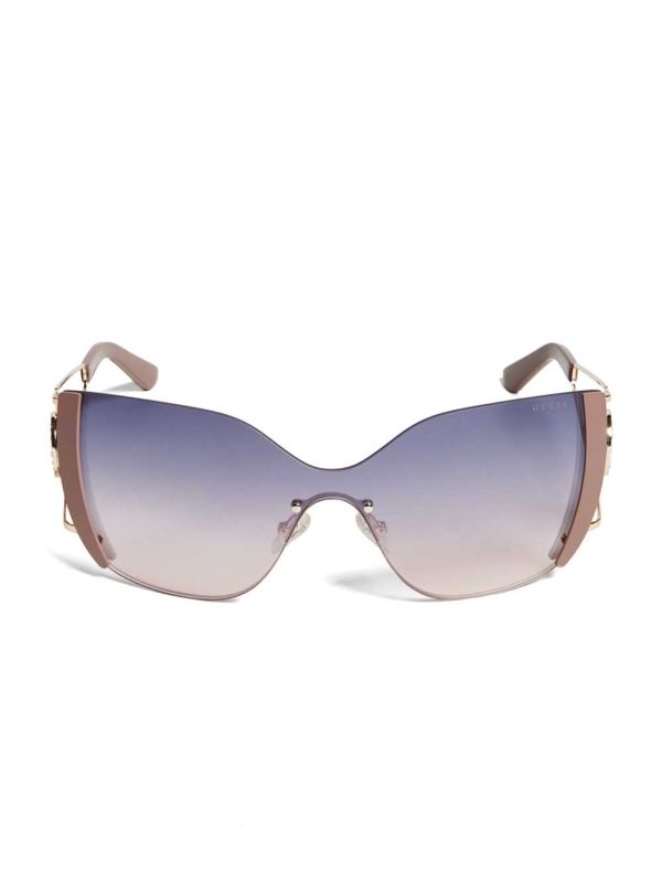 Guess Lorin Cat-Eye Solglasögon Dam Guld | 207694-TFP