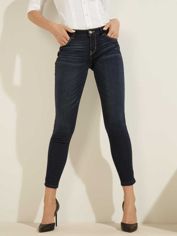 Guess Low-Rise Power Skinny Jeans Dam Tvätt | 280974-JWS