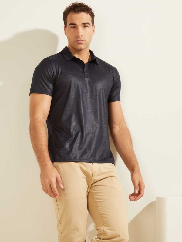 Guess Mason Shine Piketröja Herr Mörkblå | 504362-NIM