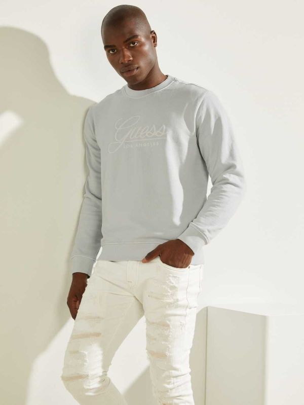 Guess Melvyn Pullover Sweatshirt Herr Vita | 581032-MRY