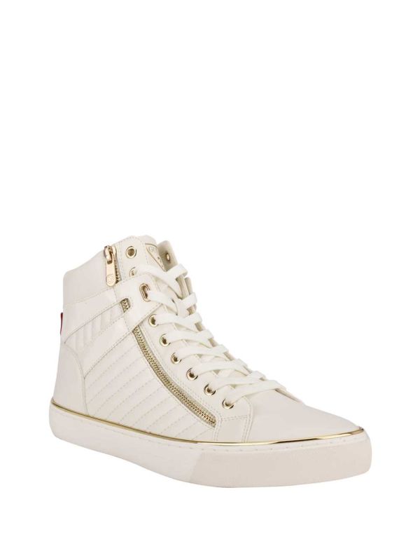 Guess Million High-Top Sneakers Herr Vita Olika Färger | 398561-EBH
