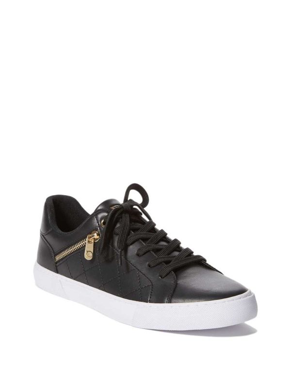 Guess Myran Zip Low-Top Sneakers Herr Svarta | 254967-MTN