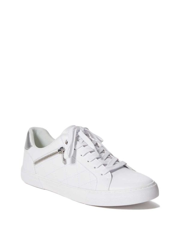 Guess Myran Zip Low-Top Sneakers Herr Vita | 563182-GMP