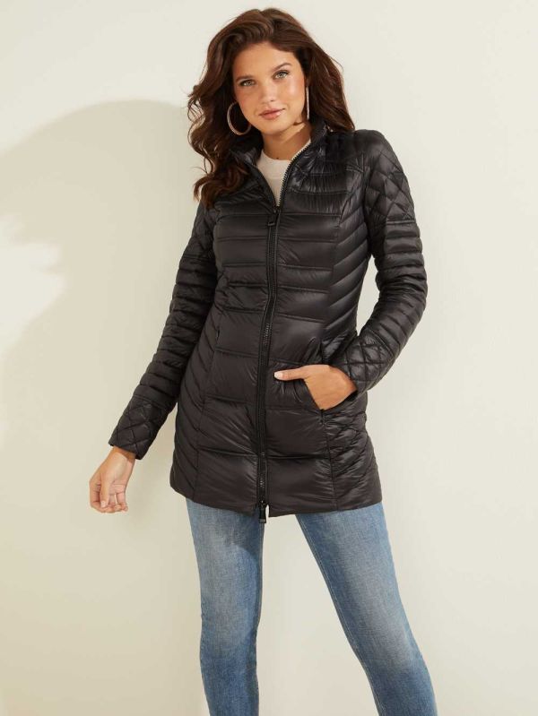 Guess Natasha Packable Down Jacka Dam Svarta | 914730-DMG