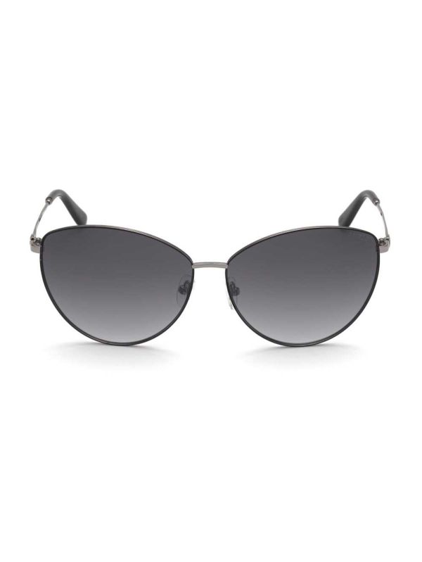 Guess Nina Cat-Eye Solglasögon Dam Silver | 214805-SOJ
