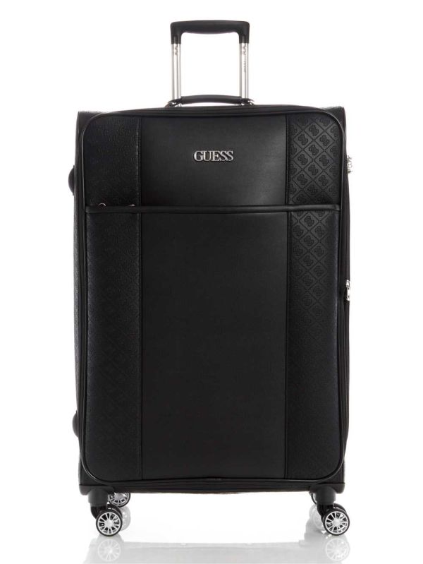 Guess Ninnette 28" 8-Wheel Suitcase Resväska Dam Svarta | 824769-EYW