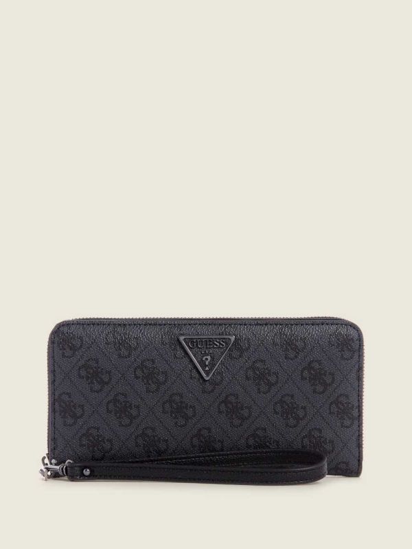 Guess Noelle Large Zip-Around Plånbok Dam Blå Blommiga | 013874-SFR