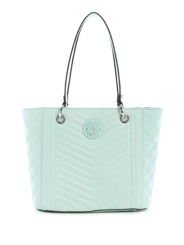 Guess Noelle Small Elite Toteväska Dam Ljusturkos | 856241-QJO