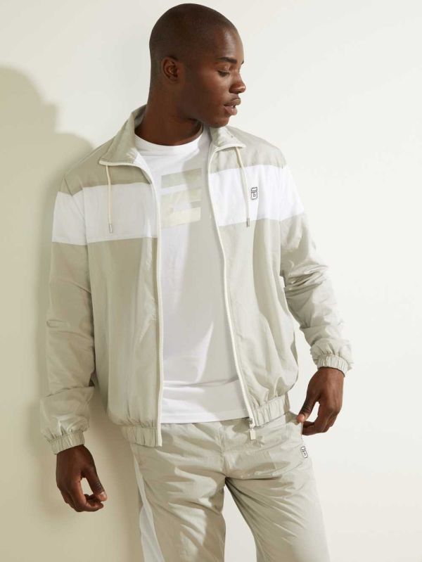 Guess Nowell Zip-Up Jacka Herr Grå | 154832-KEM