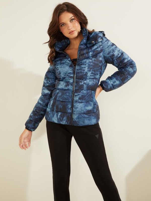 Guess OTTAVIA PUFFER Jacka Dam Blå | 376480-YZL
