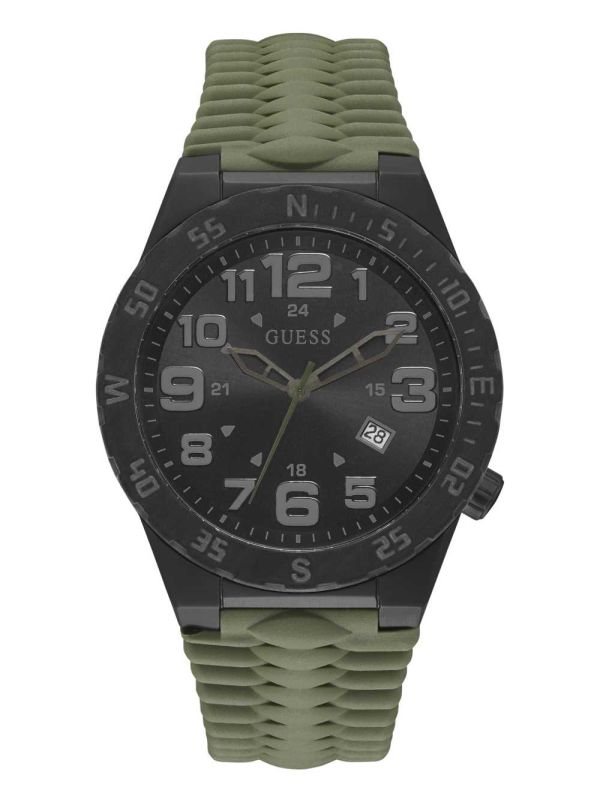 Guess Olive And Black Multifunction Klocka Herr Olika Färger | 294318-JLN