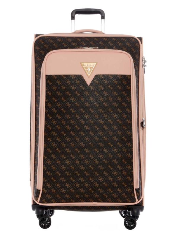 Guess Olson 28" Spinner Suitcase Resväska Dam Bruna | 816235-NLD