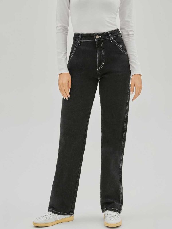 Guess Original Carpenter Jeans Dam Svarta Tvätt | 374085-YPV