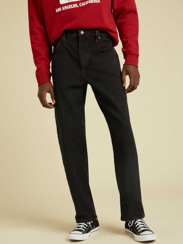 Guess Original Carpenter Jeans Herr Svarta Tvätt | 386251-DFL