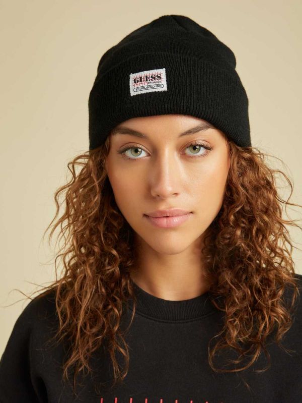 Guess Original Logo Mössa Dam Svarta | 035672-LRU