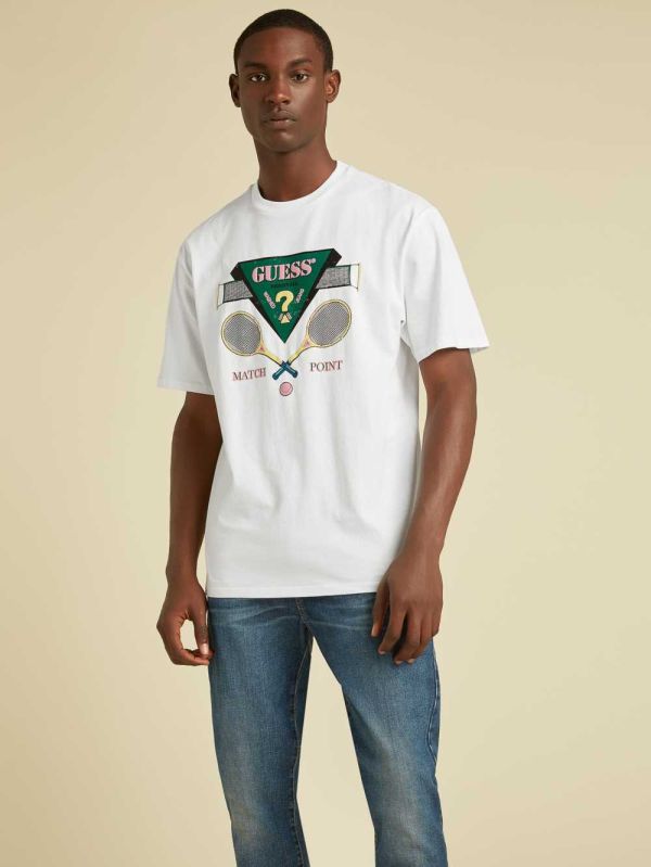 Guess Original Logo T-shirt Herr Vita | 236789-XUS