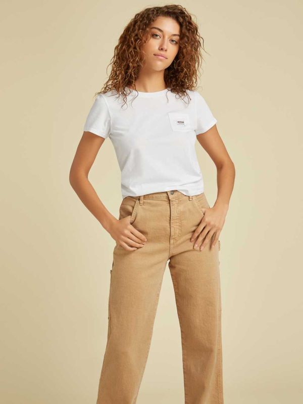 Guess Original Pocket Baby T-shirt Dam Vita | 468517-NKZ