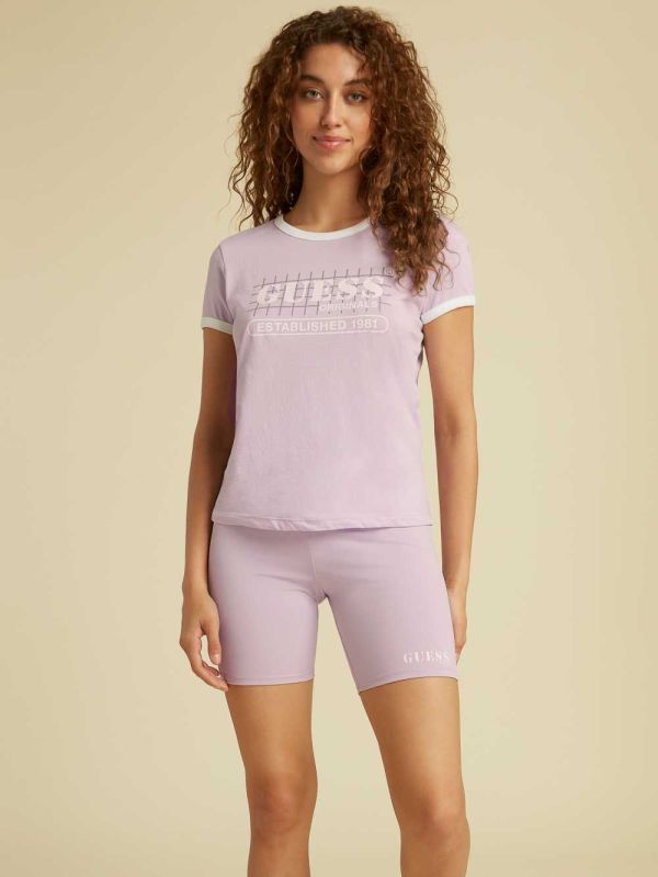 Guess Original Ringer T-shirt Dam Olika Färger | 031542-TQO