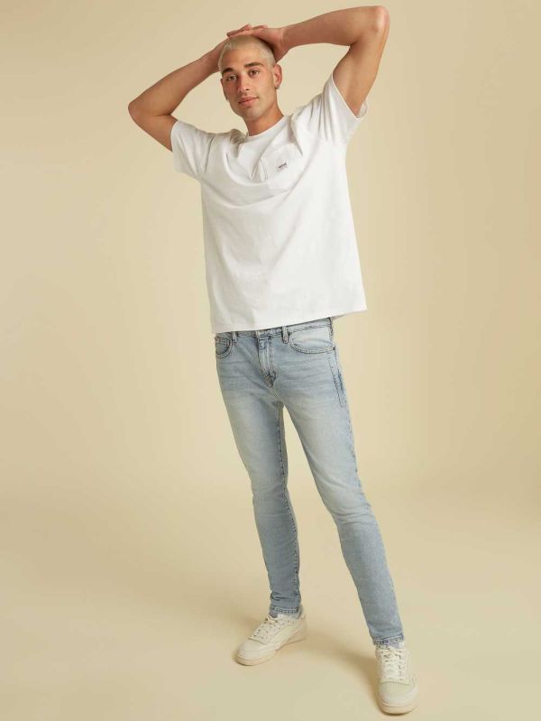 Guess Original Skinny Jeans Herr Ljustvätt | 826401-MTR