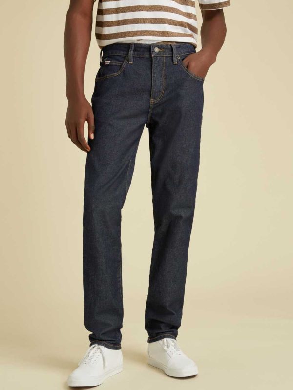 Guess Original Slim Straight Jeans Herr Mörktvätt | 804513-IHU